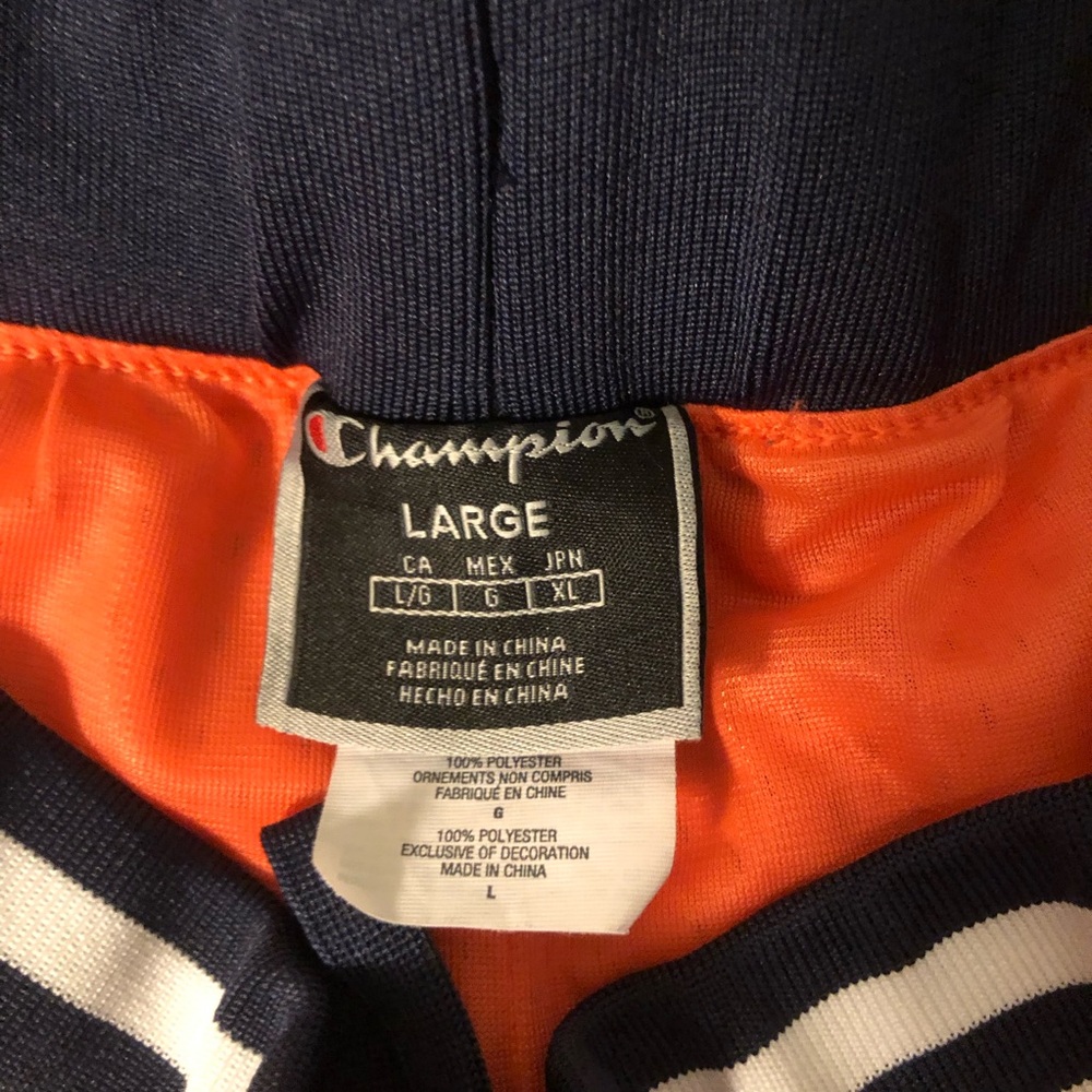Champion Bright Orange Mesh Shorts Large - Picture 5 of 10